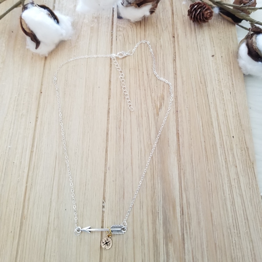 ⏱️⏱️Really Pretty Compass and Arrow necklace - Picture 4 of 9